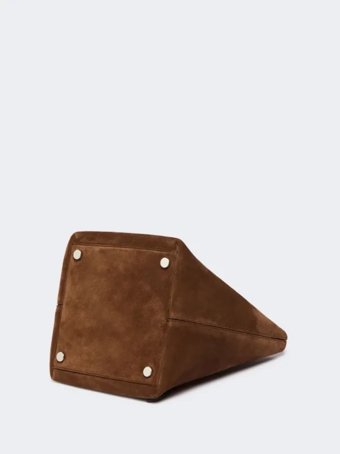 Sac Archetipo extra-petit en cuir refendu, marron foncé Sac Archetipo extra-petit en cuir refendu, marron foncé