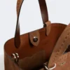 Sac Archetipo extra-petit en cuir refendu, marron foncé Sac Archetipo extra-petit en cuir refendu, marron foncé