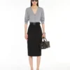 Sac bolero moyen en cuir naturel, noir