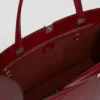 Sac cabas en cuir, bordeaux