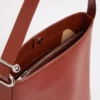 Sac cabas en cuir à boucle en S, couleur rouille Sac cabas en cuir à boucle en S, couleur rouille