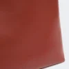 Sac cabas en cuir à boucle en S, couleur rouille Sac cabas en cuir à boucle en S, couleur rouille