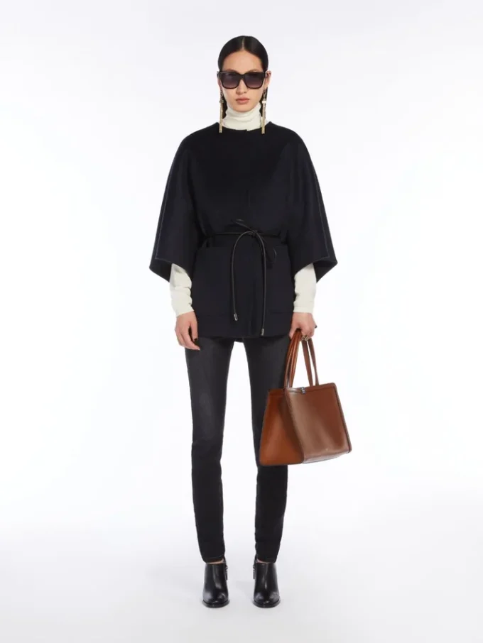 Sac cabas en cuir, couleur tabac