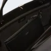 Sac cabas en cuir, noir