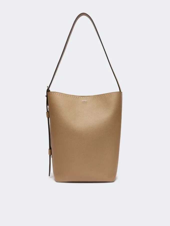 – sac en cuir Archetipo de taille moyenne, couleur boue – sac en cuir Archetipo de taille moyenne, couleur boue