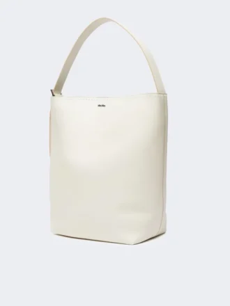 – sac en cuir Archetipo moyen, blanc