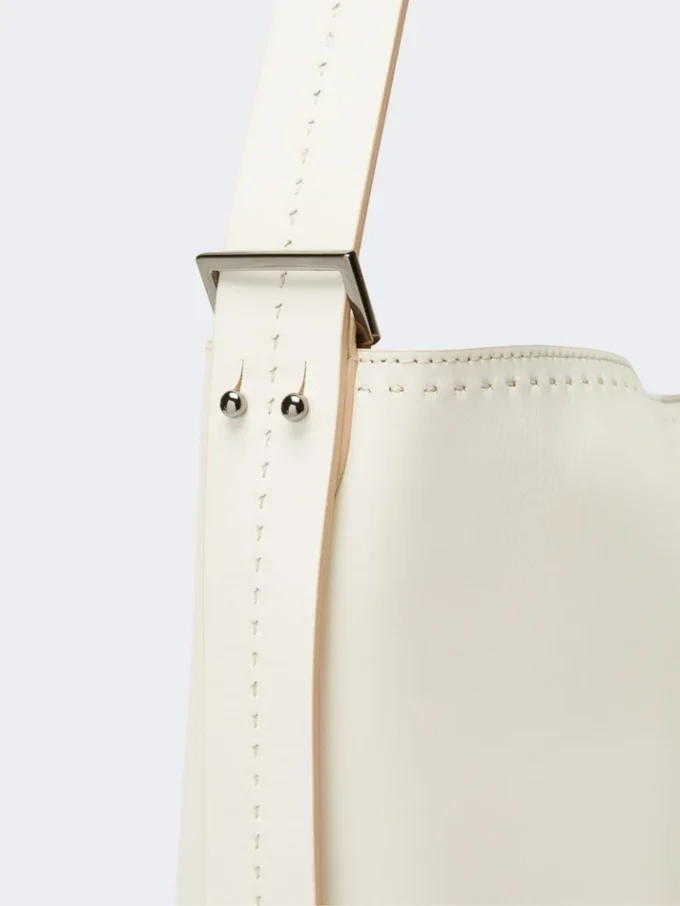 – sac en cuir Archetipo moyen, blanc – sac en cuir Archetipo moyen, blanc