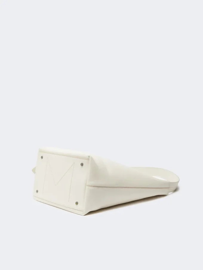 – sac en cuir Archetipo moyen, blanc – sac en cuir Archetipo moyen, blanc