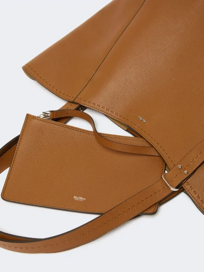 Sac à main Archetipo en cuir, brun ambré Sac à main Archetipo en cuir, brun ambré