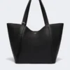 Sac à main Archetipo en cuir, noir