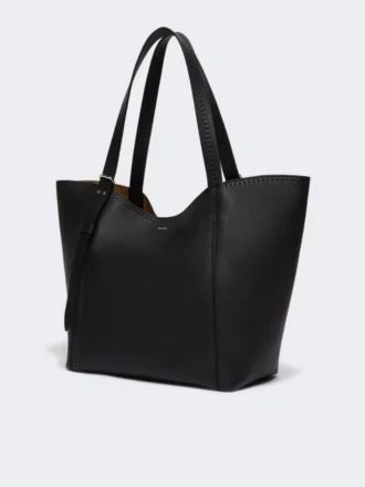 Sac à main Archetipo en cuir, noir