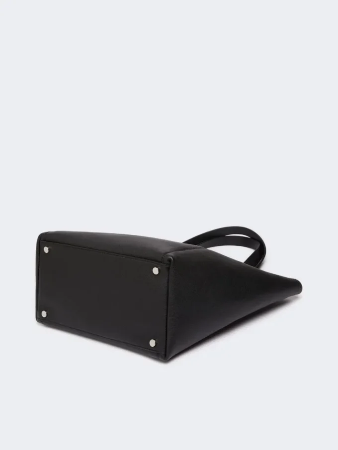 Sac à main Archetipo en cuir, noir