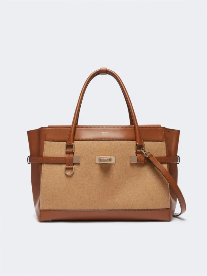 Sac à main en cuir camel Sac à main en cuir camel