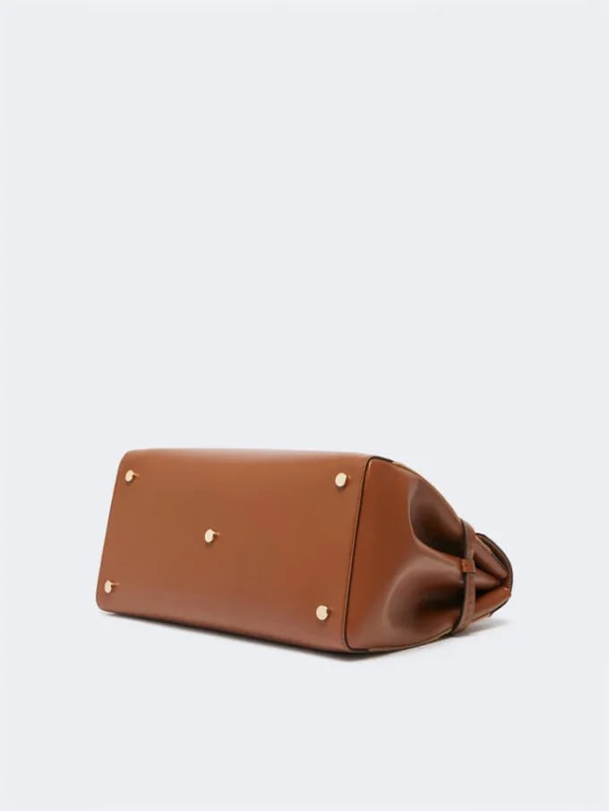 Sac à main en cuir camel Sac à main en cuir camel