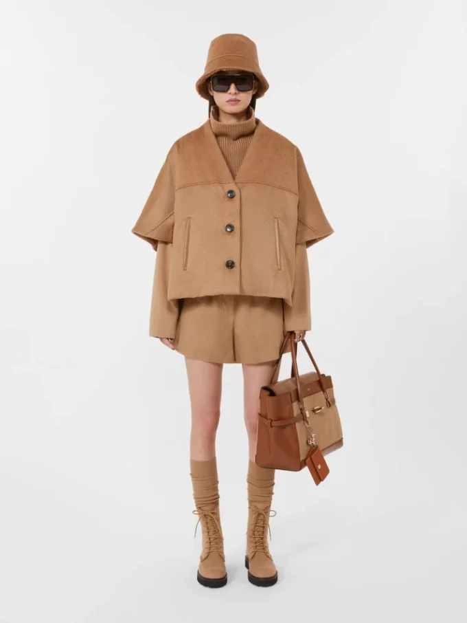 Sac à main en cuir camel Sac à main en cuir camel