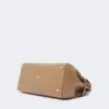 Sac à main en cuir naturel, couleur boue Sac à main en cuir naturel, couleur boue