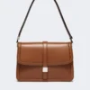 Sac à main en cuir naturel, couleur tabac Sac à main en cuir naturel, couleur tabac