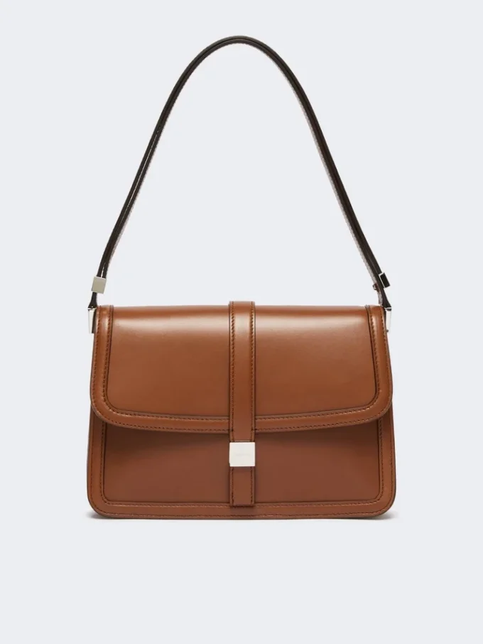 Sac à main en cuir naturel, couleur tabac Sac à main en cuir naturel, couleur tabac
