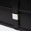 Sac à main en cuir naturel, noir