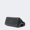 Sac à main en cuir naturel, noir Sac à main en cuir naturel, noir