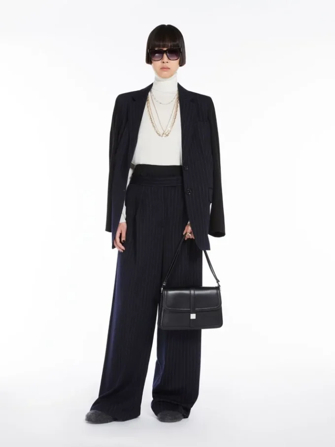 Sac à main en cuir naturel, noir