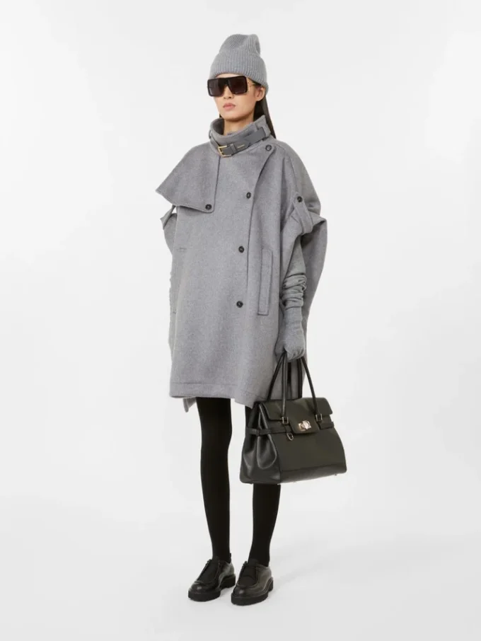Sac à main en cuir naturel, noir Sac à main en cuir naturel, noir