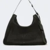 Sac à main extra-large en maille technique, noir Sac à main extra-large en maille technique, noir