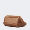 Sac marin moyen en tissu teddy, couleur camel Sac marin moyen en tissu teddy, couleur camel