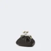 Sac Nano Pasticcino en cuir de mouton nappa, noir Sac Nano Pasticcino en cuir de mouton nappa, noir