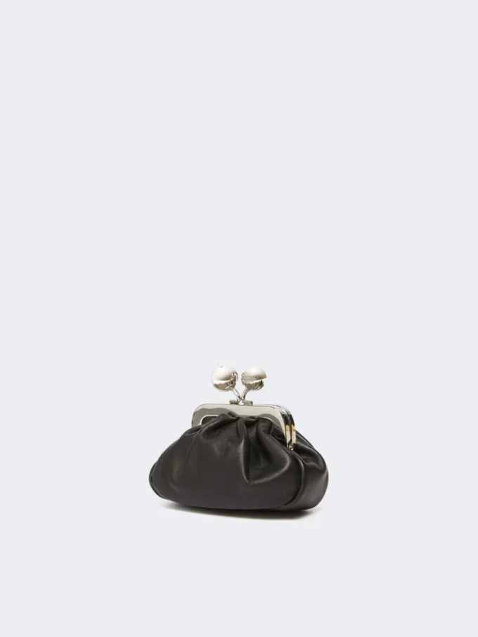 Sac Nano Pasticcino en cuir de mouton nappa, noir Sac Nano Pasticcino en cuir de mouton nappa, noir