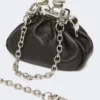 Sac Nano Pasticcino en cuir de mouton nappa, noir Sac Nano Pasticcino en cuir de mouton nappa, noir