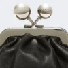 Sac Nano Pasticcino en cuir de mouton nappa, noir Sac Nano Pasticcino en cuir de mouton nappa, noir