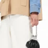 Sac Nano Pasticcino en cuir de mouton nappa, noir Sac Nano Pasticcino en cuir de mouton nappa, noir