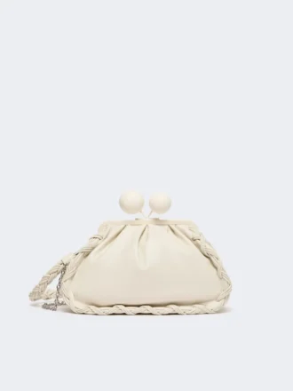 Sac Pasticcino en cuir nappa moyen, ivoire
