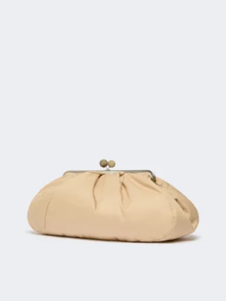 Sac Pasticcino extra-large rembourré en gabardine technique, beige