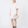 Sac Pasticcino moyen effet raphia, couleur tourterelle Sac Pasticcino moyen effet raphia, couleur tourterelle