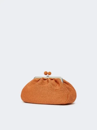 Sac Pasticcino moyen effet raphia, saumon