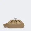 Sac Pasticcino moyen en cuir de mouton, couleur tourterelle