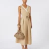 Sac Pasticcino moyen en cuir de mouton, couleur tourterelle