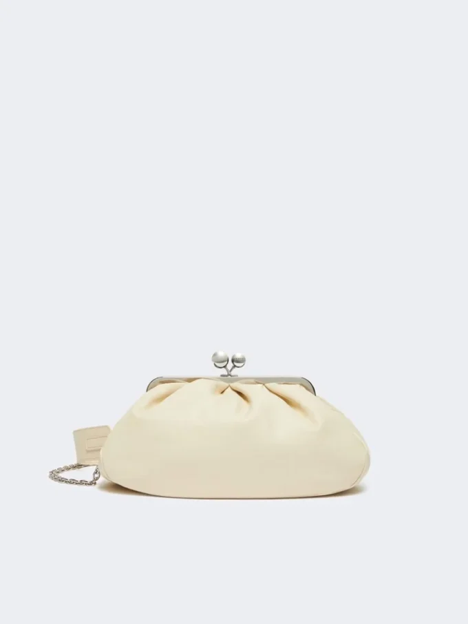 Sac Pasticcino moyen en cuir de mouton, ivoire Sac Pasticcino moyen en cuir de mouton, ivoire