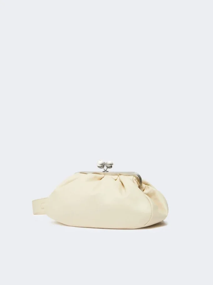 Sac Pasticcino moyen en cuir de mouton, ivoire Sac Pasticcino moyen en cuir de mouton, ivoire