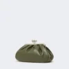 Sac Pasticcino moyen en cuir de mouton, vert foncé Sac Pasticcino moyen en cuir de mouton, vert foncé