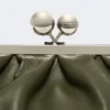 Sac Pasticcino moyen en cuir de mouton, vert foncé Sac Pasticcino moyen en cuir de mouton, vert foncé