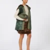 Sac Pasticcino moyen en cuir de mouton, vert foncé Sac Pasticcino moyen en cuir de mouton, vert foncé