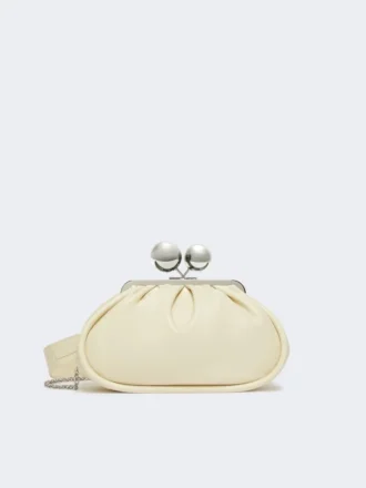 Sac Pasticcino moyen en cuir nappa brillant, ivoire Sac Pasticcino moyen en cuir nappa brillant, ivoire