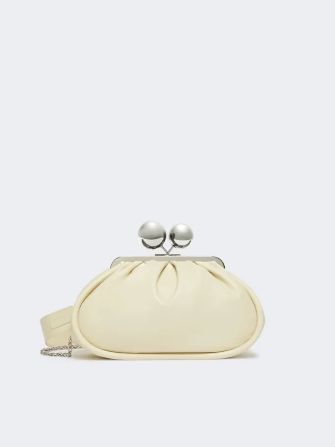 Sac Pasticcino moyen en cuir nappa brillant, ivoire Sac Pasticcino moyen en cuir nappa brillant, ivoire