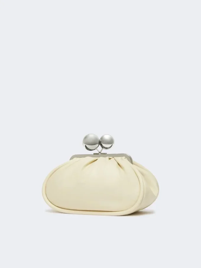 Sac Pasticcino moyen en cuir nappa brillant, ivoire Sac Pasticcino moyen en cuir nappa brillant, ivoire