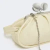 Sac Pasticcino moyen en cuir nappa brillant, ivoire Sac Pasticcino moyen en cuir nappa brillant, ivoire