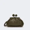 Sac Pasticcino moyen en cuir nappa, kaki Sac Pasticcino moyen en cuir nappa, kaki