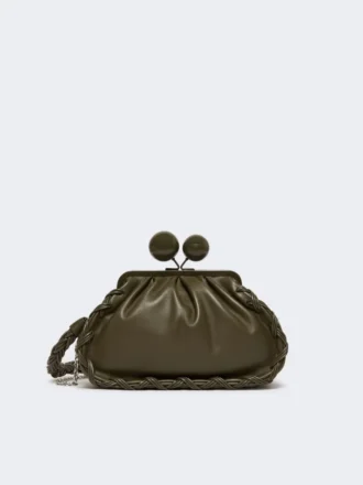 Sac Pasticcino moyen en cuir nappa, kaki